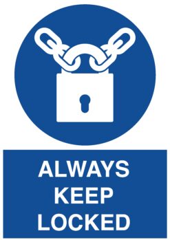 140-103- 8" x 6" SIGN