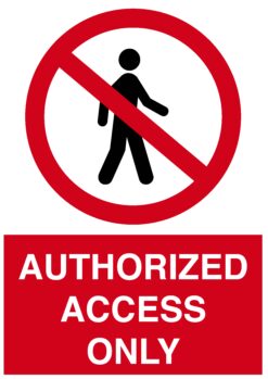 140-105- 8" x 6" SIGN