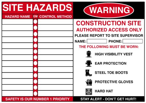 140-121- 8" x 6" SIGN