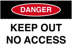140-141- 8" x 6" SIGN