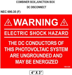 150-535 PLACARD