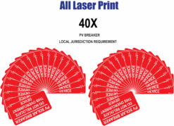 150-132_Label PACK_PV SOLAR BREAKER 40X