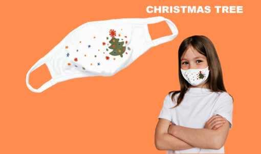 2 Packs Christmas Face Masks for Kids with Ear Savers-Comfy for 5 to 8 year-old Kids - Image 8