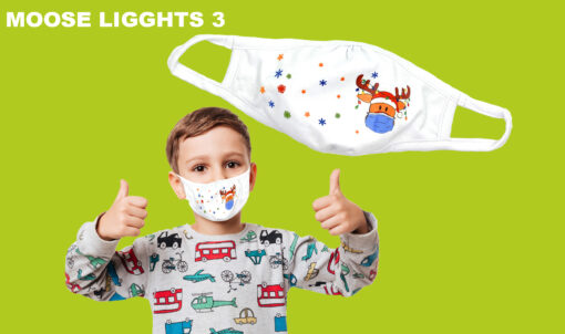 2 Packs Christmas Face Masks for Kids with Ear Savers-Comfy for 5 to 8 year-old Kids - Image 14