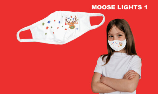 2 Packs Christmas Face Masks for Kids with Ear Savers-Comfy for 5 to 8 year-old Kids - Image 4