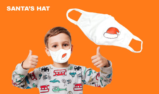 2 Packs Christmas Face Masks for Kids with Ear Savers-Comfy for 5 to 8 year-old Kids - Image 6