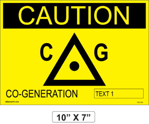 130-104 LADWP PLACARD