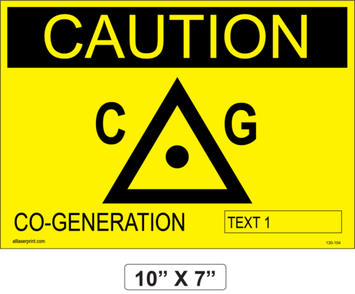 130-104 LADWP PLACARD