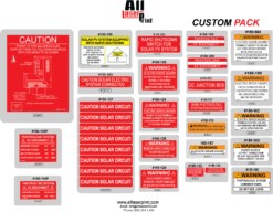 100-3 CUSTOM LABEL PACK