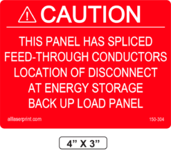 Warning sign